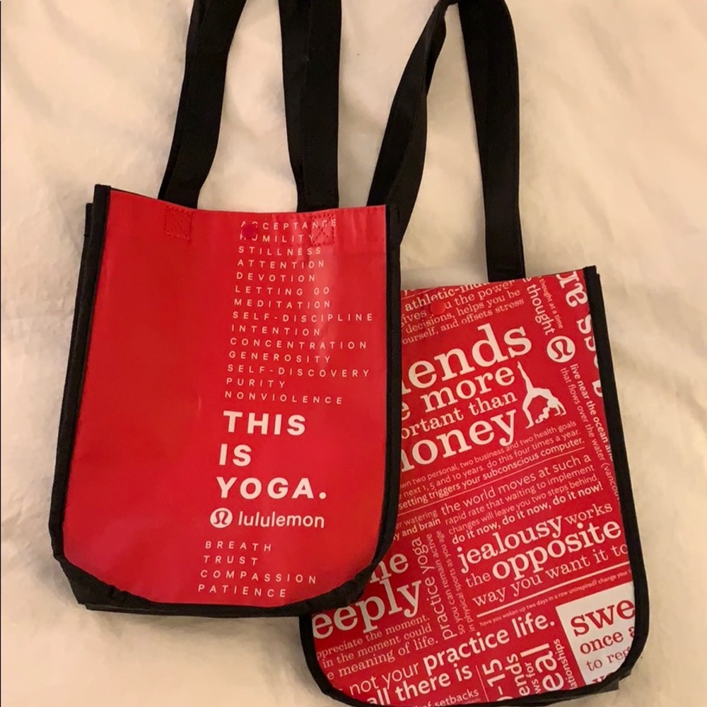 Reusable lululemon bags